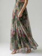 יעל | שמלת מקסי ריפוף עטיפה רכה